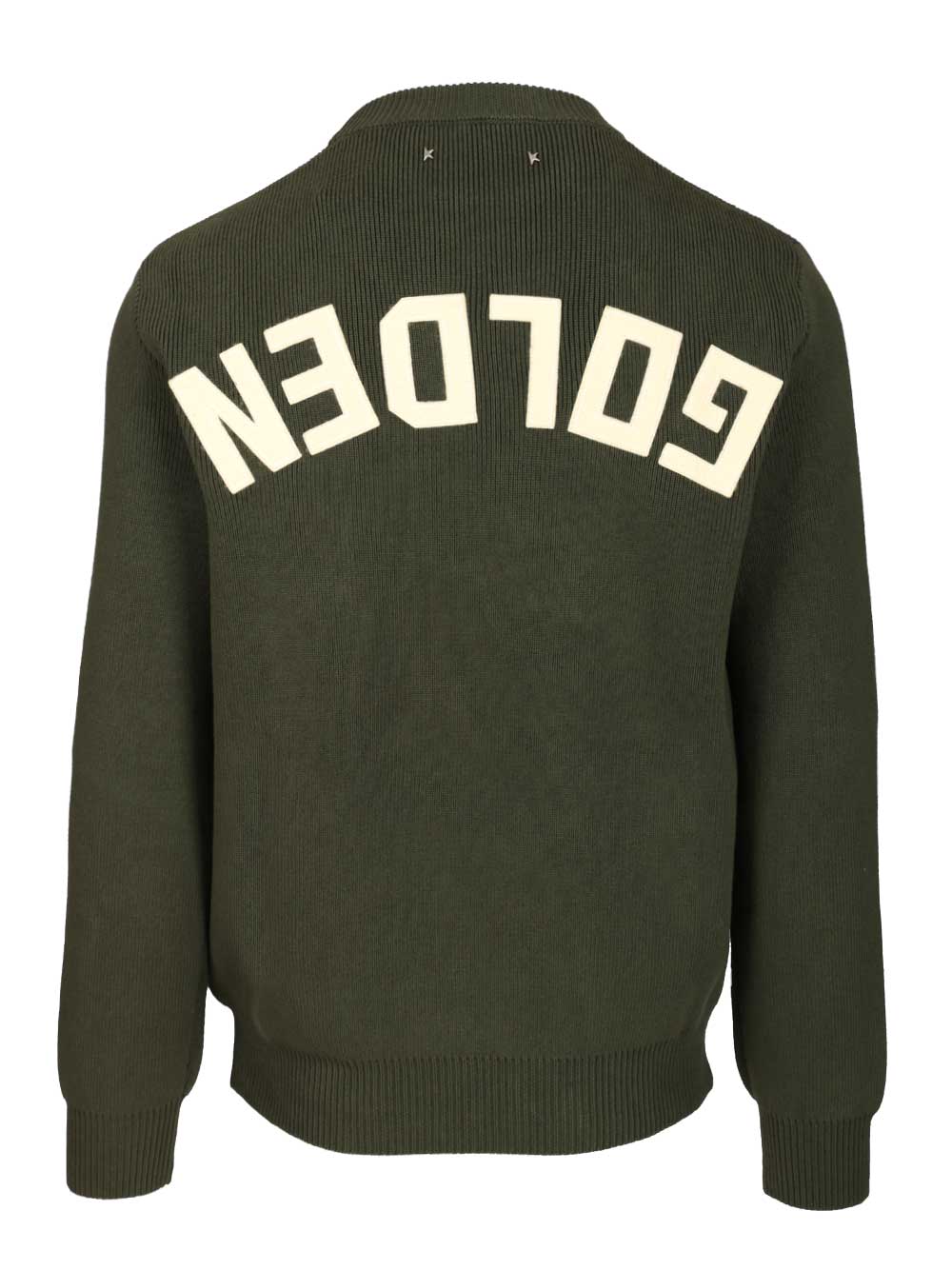 Golden Goose Deluxe Brand Crew Neck Sweater Knitwear - Green | e5600f745cb801a94a1dff5805dd879d62df8a86