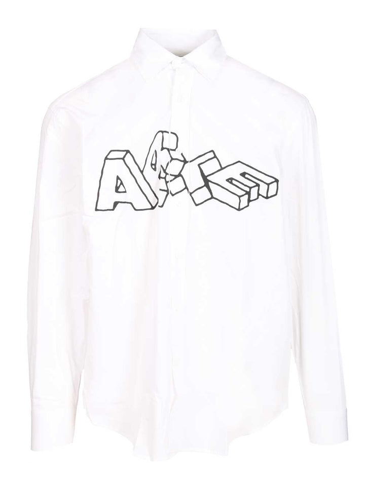 Arte Blocks Shirts - White | 9ae1923cba1d609b8c11ffe5df6621472b8ebb6c