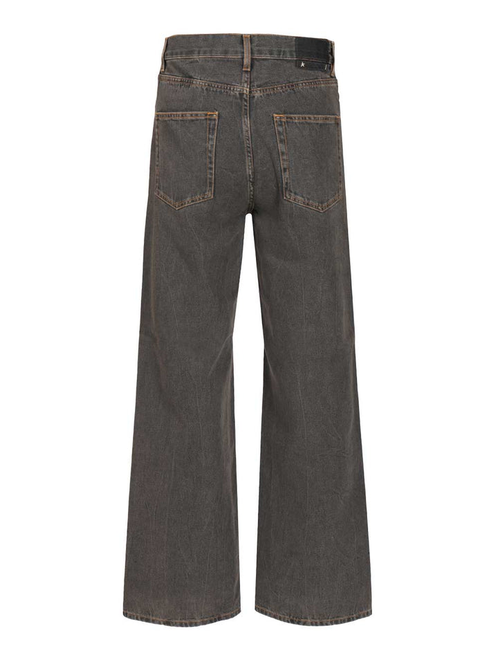 Golden Goose Deluxe Brand Wide Leg Jeans Trousers - Grey | b1869b48ae72705334c61c14243471fc20ca3ec5