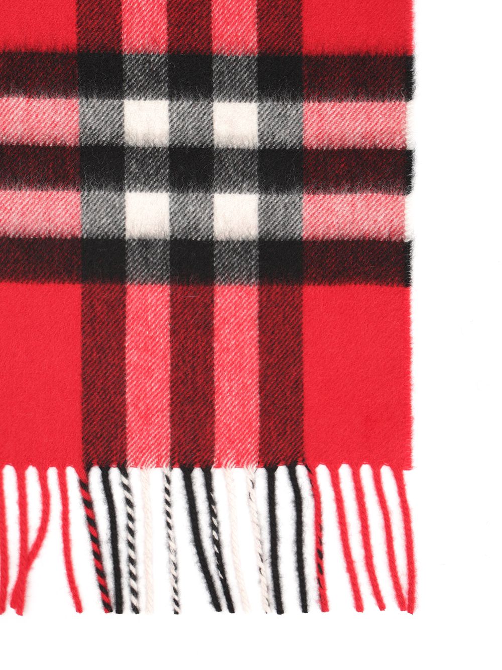 Burberry Check Cashmere Scarf Scarves And Foulards - Red | 7bbe73c64384c18eab1e1dd19e94c414f520c6f1