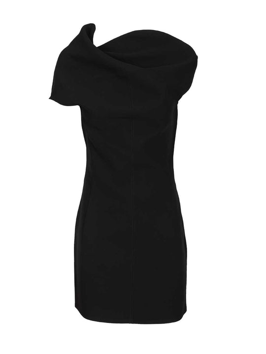 Short Fish Dress Dresses Black