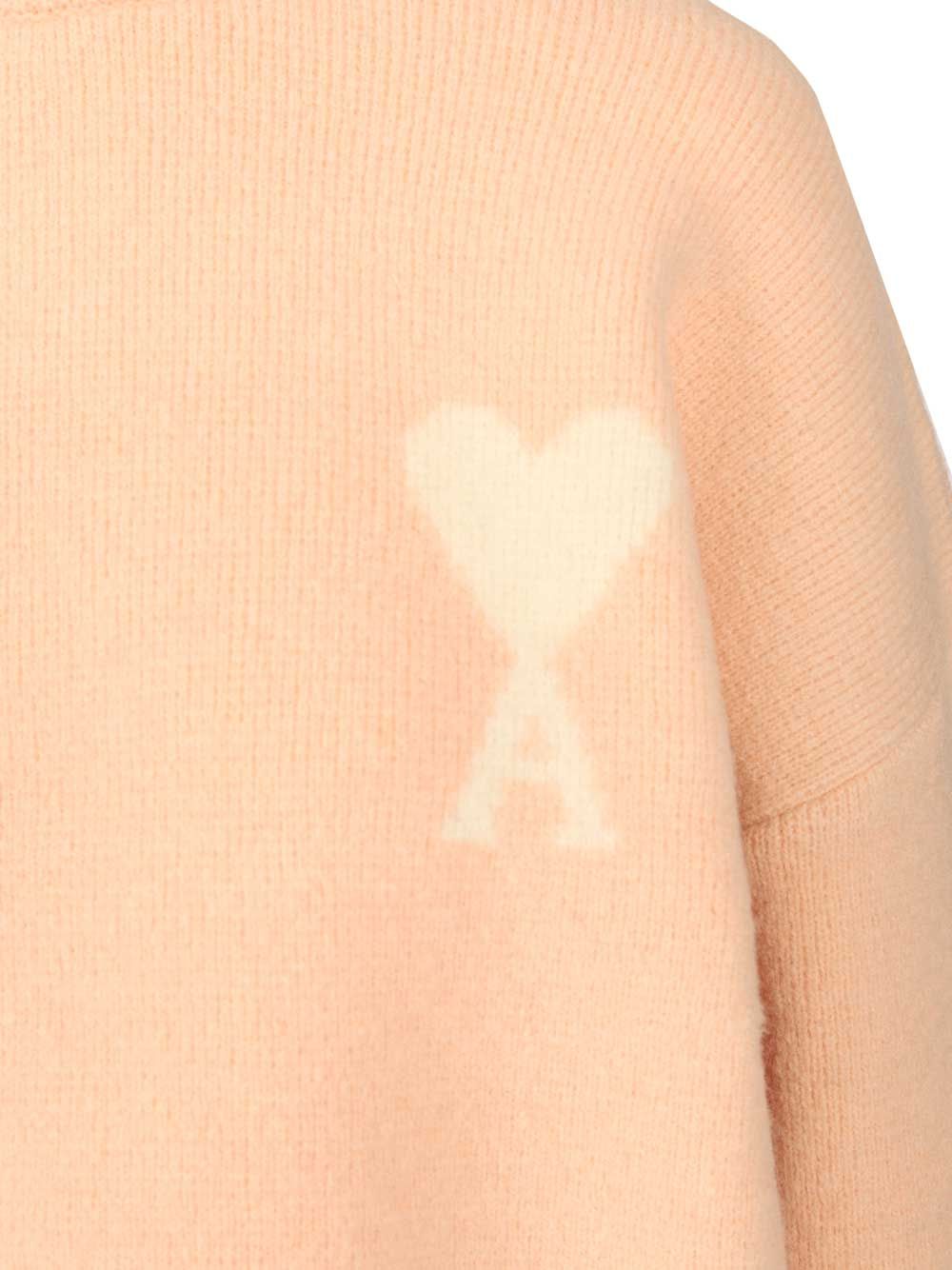 Ami Ami De Coeur Sweater Knitwear - Rose | ce18163404a4e45a5abebaee63cc4d631acc40fa