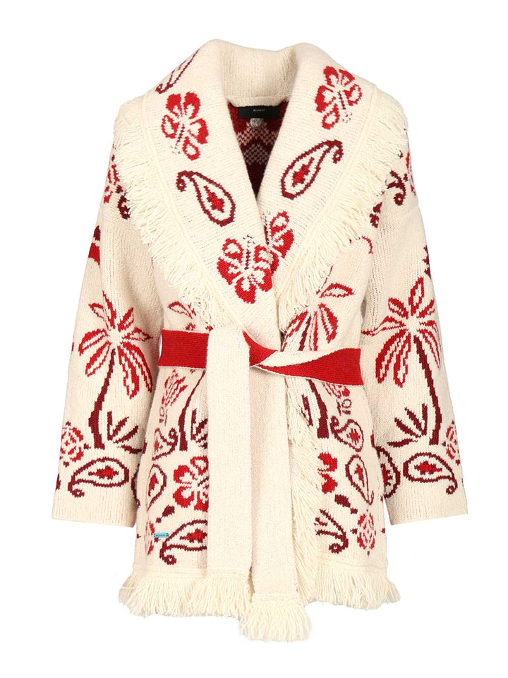 Alanui Glimpse Of Eden Knitwear - Bordeaux | a3414a79209eac942d7099559c037e48b5fd31ef