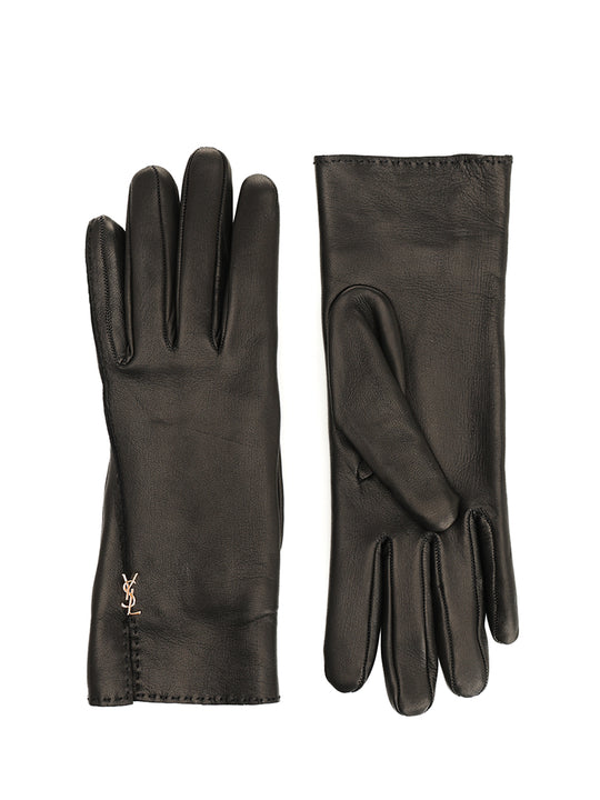 Leather Gloves Black