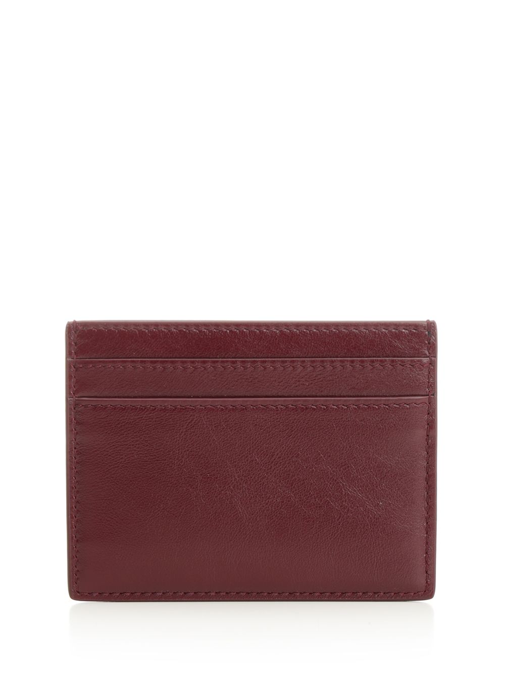 Saint Laurent Shiny Leather Card Holder Small leather goods - Bordeaux | 9f55733a50cd5faf2cacf0b39962e73c52841076