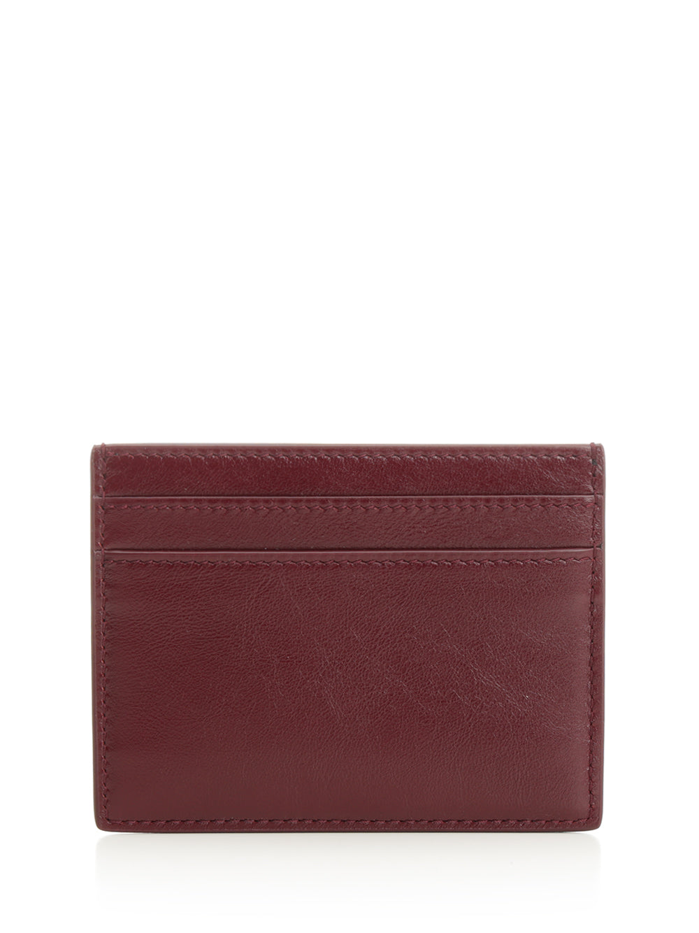 Saint Laurent Shiny Leather Card Holder Small leather goods - Bordeaux | 5961413c8175776ced5dd9e2f890df43f29989d5