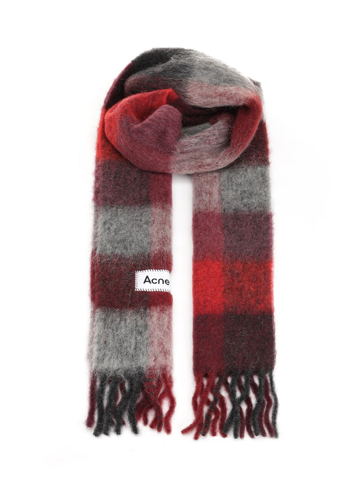 Acne Studios Fringed Scarf Scarves And Foulards - Red | 77b0d64bb9d119cd0d761f149cf63e6cc03a2f99