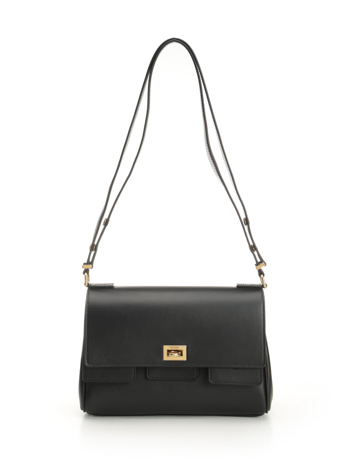 Balenciaga Flap Bel Air Shoulder Bags - Black | 274deaf19856a4e3cebf636ff1fc16757d530cad