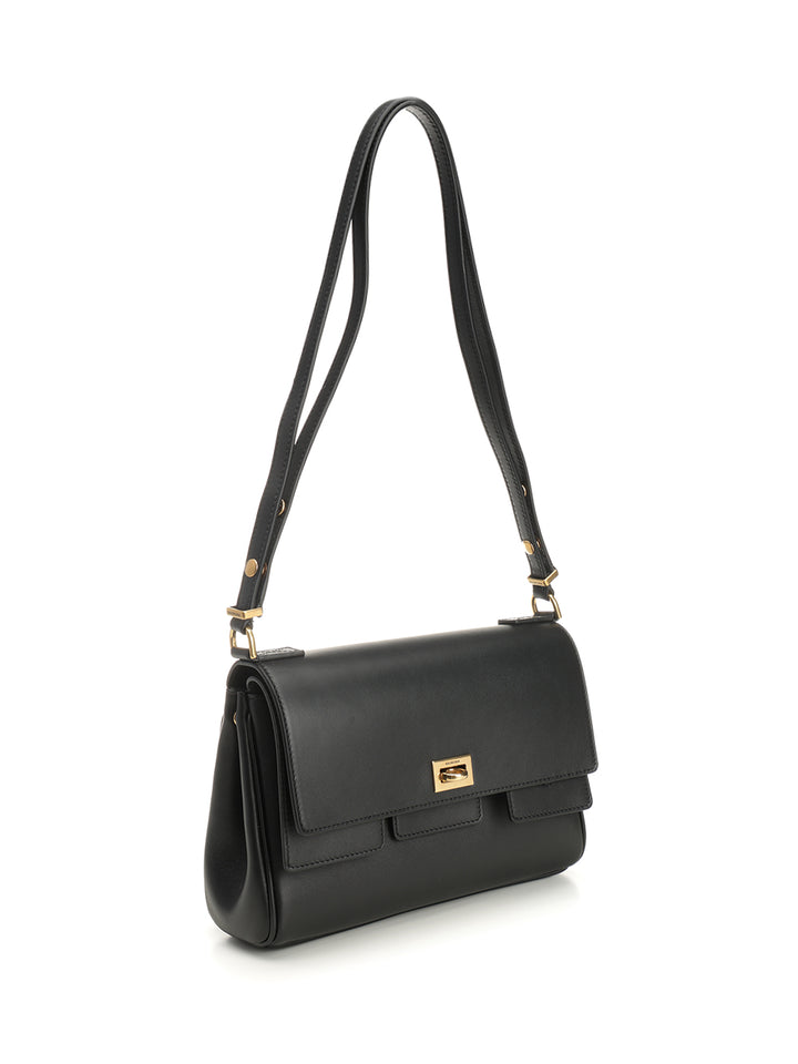 Balenciaga Flap Bel Air Shoulder Bags - Black | 84535f15aca7c534eebd91aa4fdbc7b6b0e61416