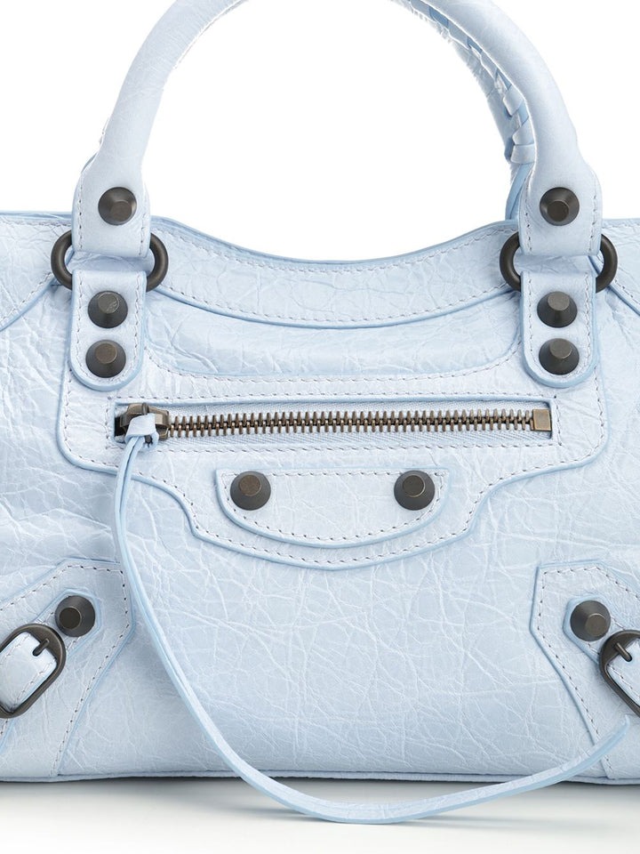 Balenciaga Le City Mini Bag Handbags - Light blue | 1b9118ca322715b2146aecdc64840b50f1d4c443