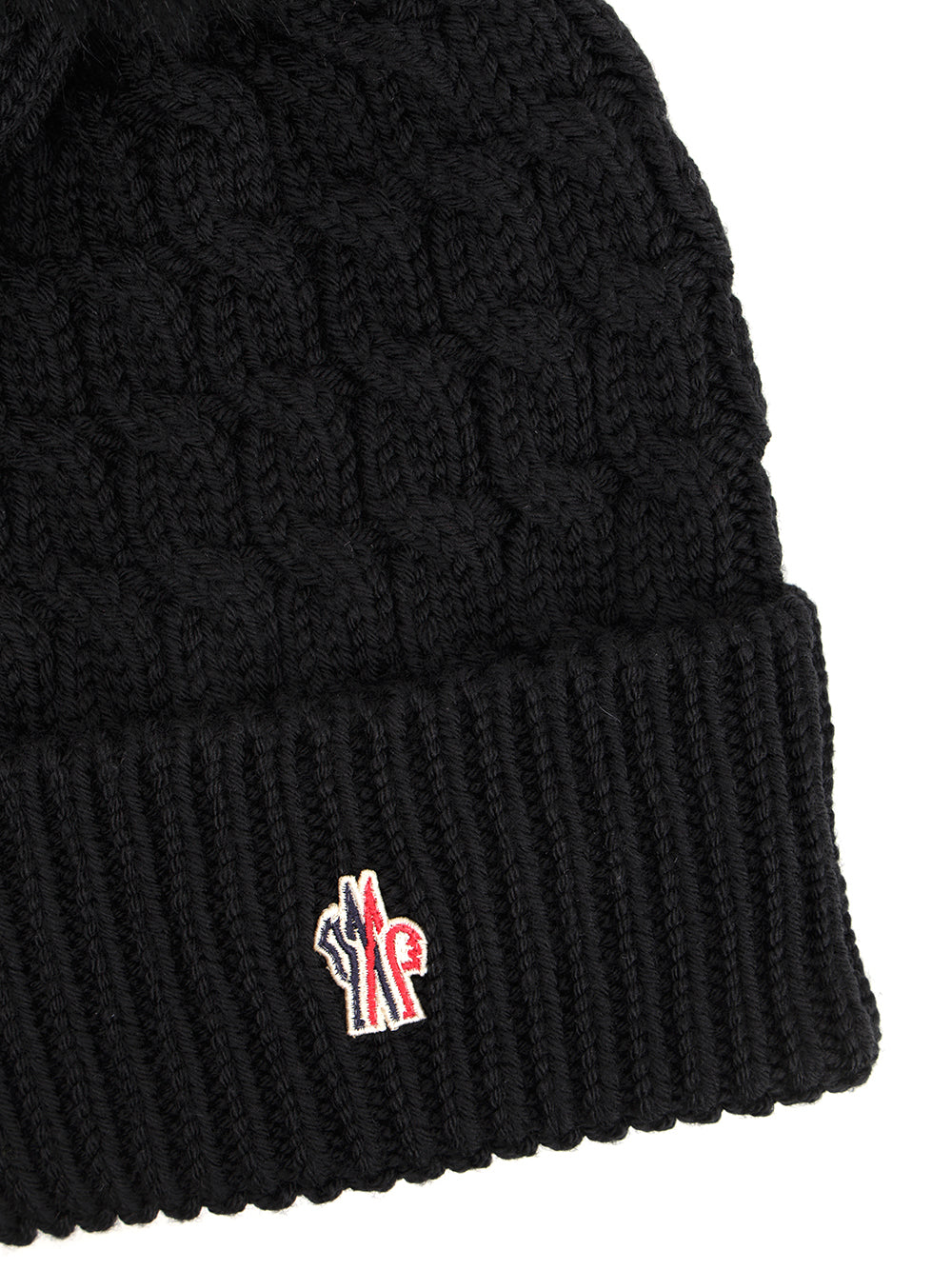 Moncler Grenoble Hat With Pom Poms Hats - Black | 370a05eeb79a6db3779ccdc314c6693278528000
