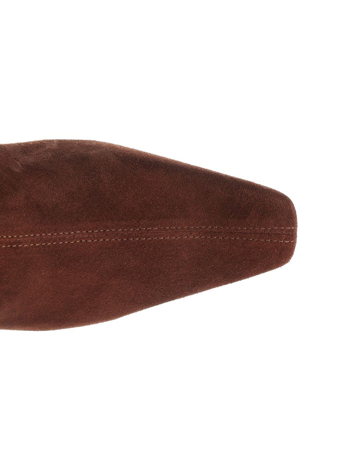 Staud Wally Suede Boots - Brown | de16ca6ac391b1c7132f31831af9e40d45b4ba82