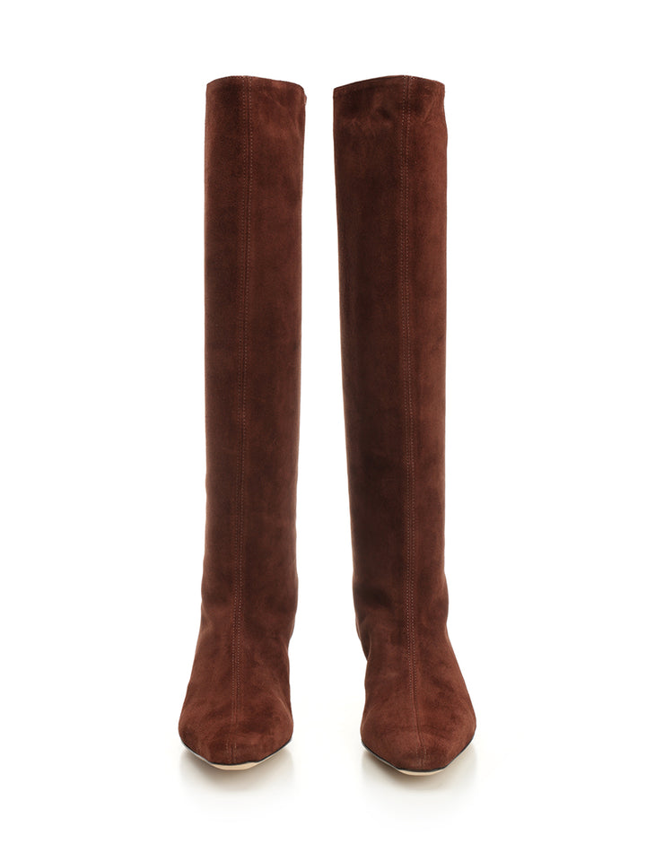 Staud Wally Suede Boots - Brown | 0f37e8bcd278d2a7e466b2573b823e4a01bb4553