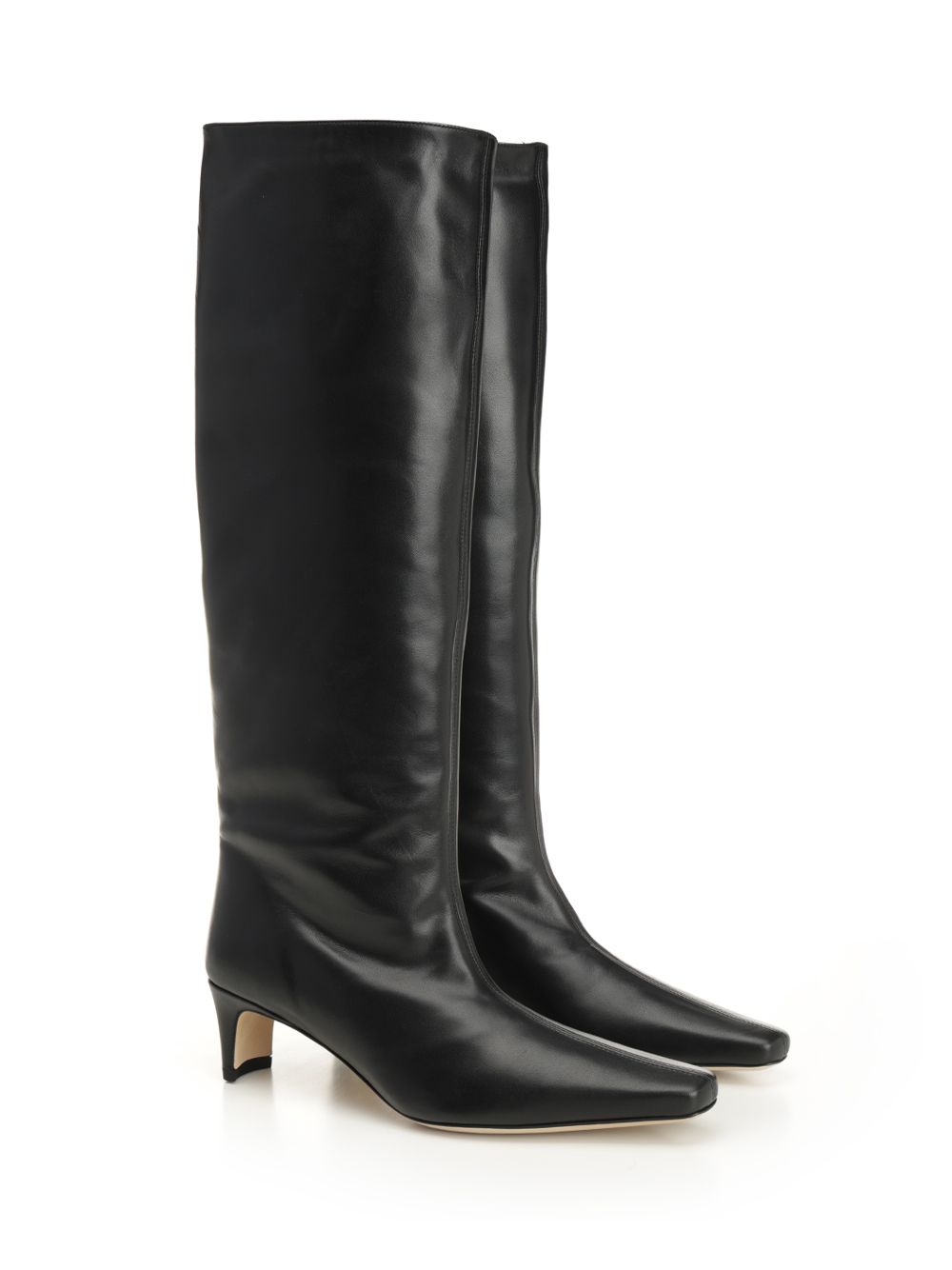 Staud Wally Leather Boots - Black | c0cb6bdde7310a5af050d17960744d0419e36dc9