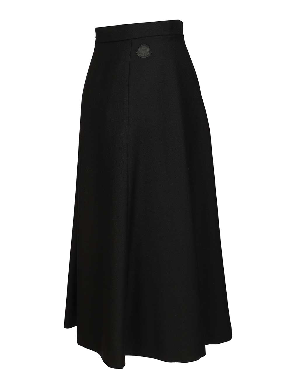 Moncler Virgin Wool Midi Skirt Skirts - Black | 7c1e3706290e9bd50144cf6999952f91de8d69c4