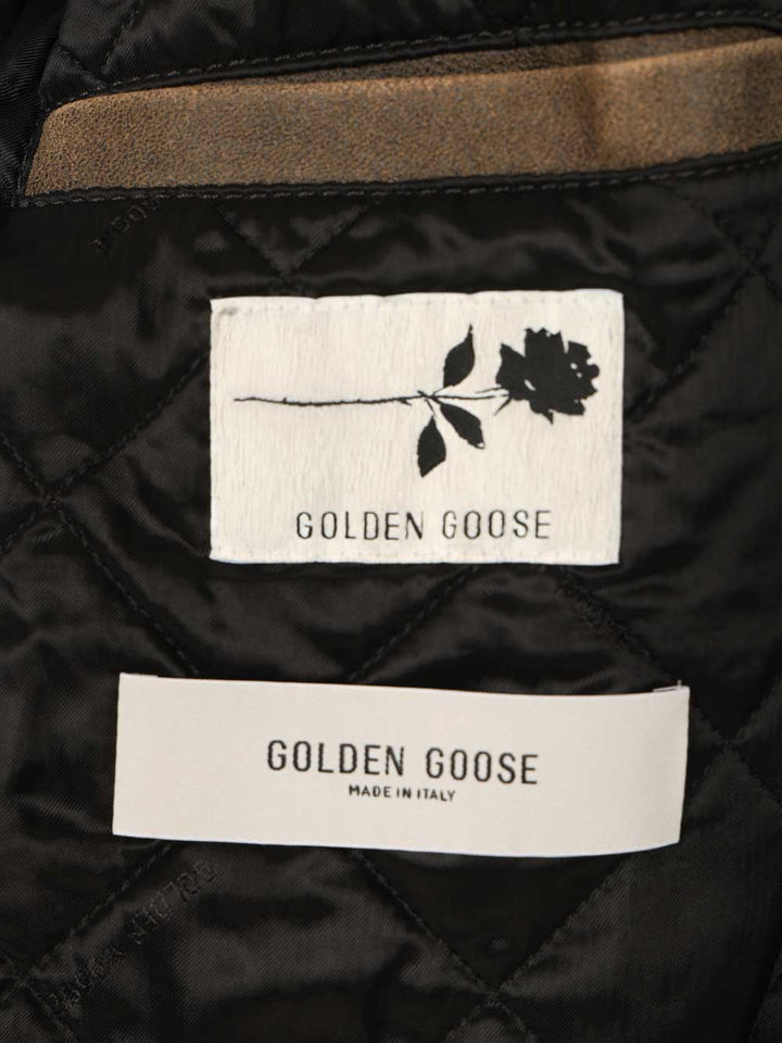 Golden Goose Deluxe Brand Leather Jacket Jackets - Brown | 8c486729989e95343ea03bd7f8a95702dbfd9121