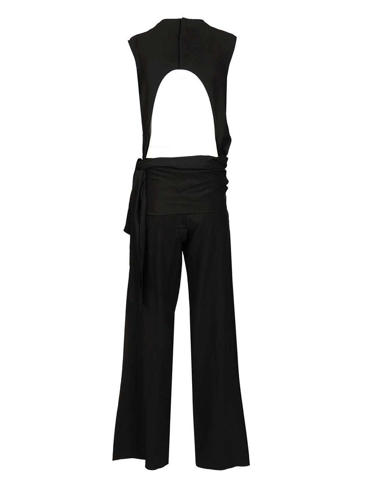 AlaÏA Draped Jumpsuit Jewelry - Black | 23d7f2a2dcf6881f89035630a82a077ebbfd93a1