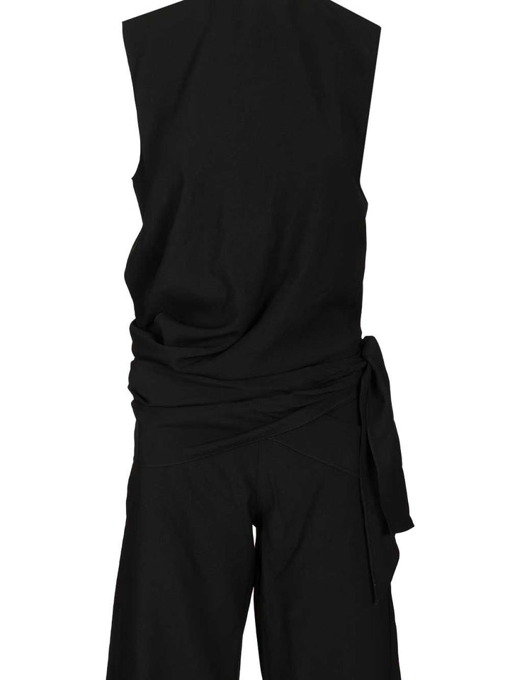 AlaÏA Draped Jumpsuit Jewelry - Black | 1c1c04ee2c47da4a259fe46d1db43958a482ca8e