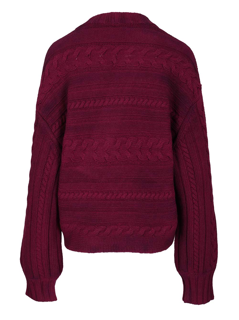 The Attico Wool And Cashmere Sweater Knitwear - Bordeaux | 2dafe723a5400889fa8918cc77148e28e828a286