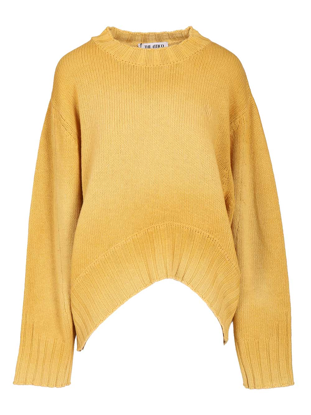The Attico Wool And Cashmere Sweater Knitwear - Yellow | bd49f349a937848df47270be225a64e740f786c7