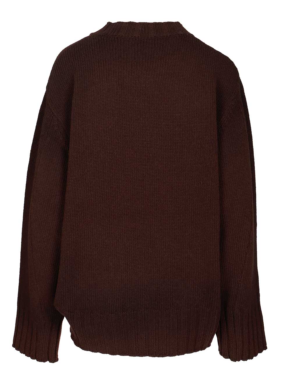 The Attico Wool And Cashmere Sweater Knitwear - Brown | f549e44ae0968628f210b067d6945e9c0d54cd54