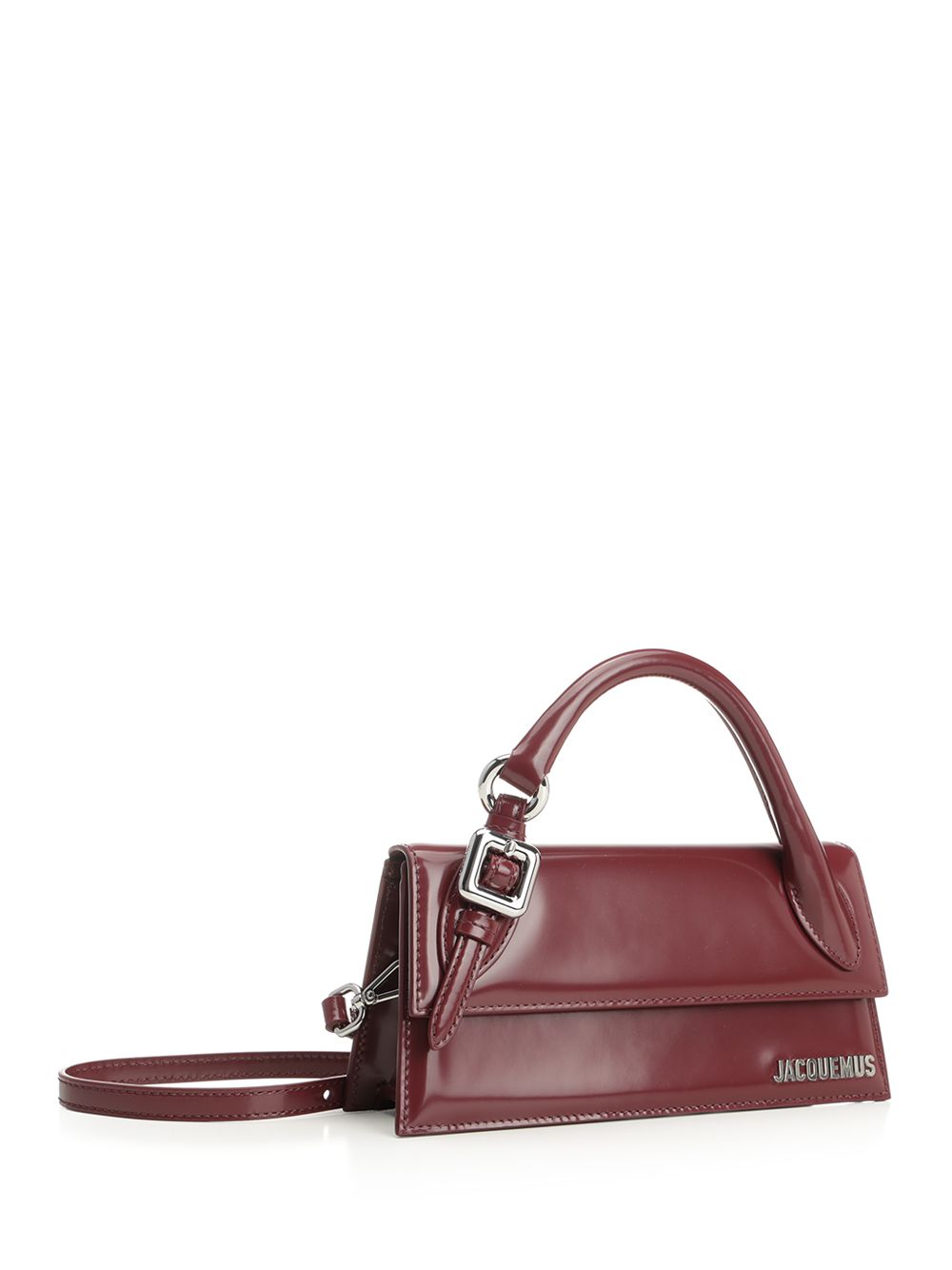 Jacquemus Chiquito Long Handbags - Bordeaux | f3d87955c8dfe0cb53fd3a1a00d250320af77a89