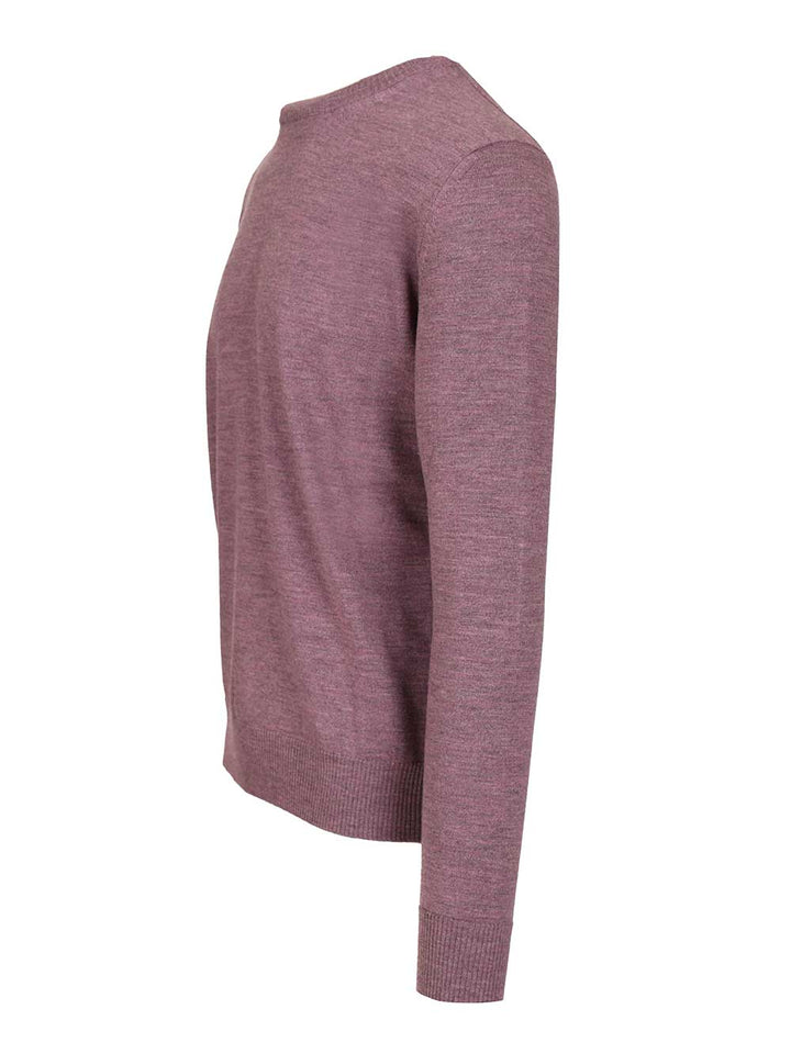 Ballantyne Crew Neck Sweater Knitwear - Violet | 5569da26d33e3c72b53b07bafd9022cb62853bce