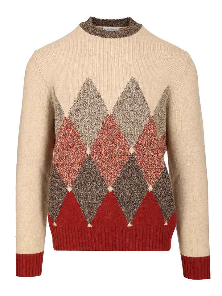 Ballantyne Diamond Sweater Knitwear - Multicolor | aa8d5be95ab4187751519f3d1d37c08206c73388
