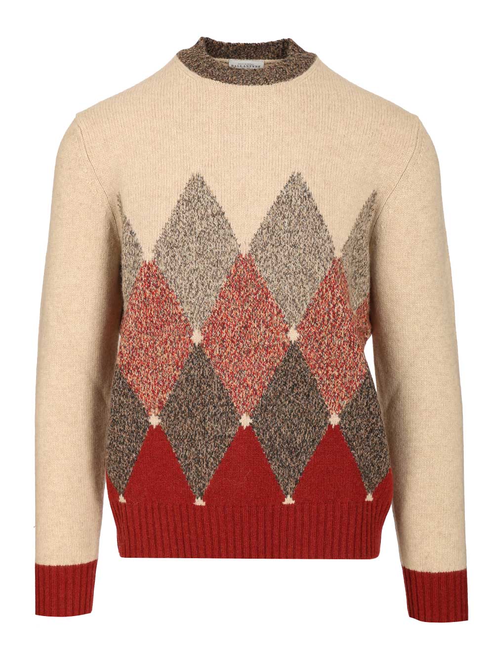 Ballantyne Diamond Sweater Knitwear - Multicolor | aa8d5be95ab4187751519f3d1d37c08206c73388