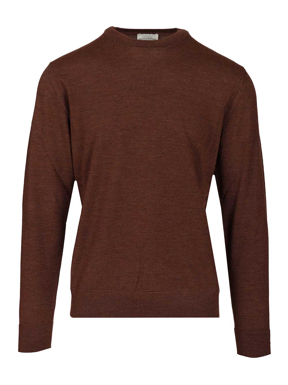 Ballantyne Crew Neck Sweater Knitwear - Brown | 981ac650e2bcbb71ccc0b7c954a29a482c9005f6
