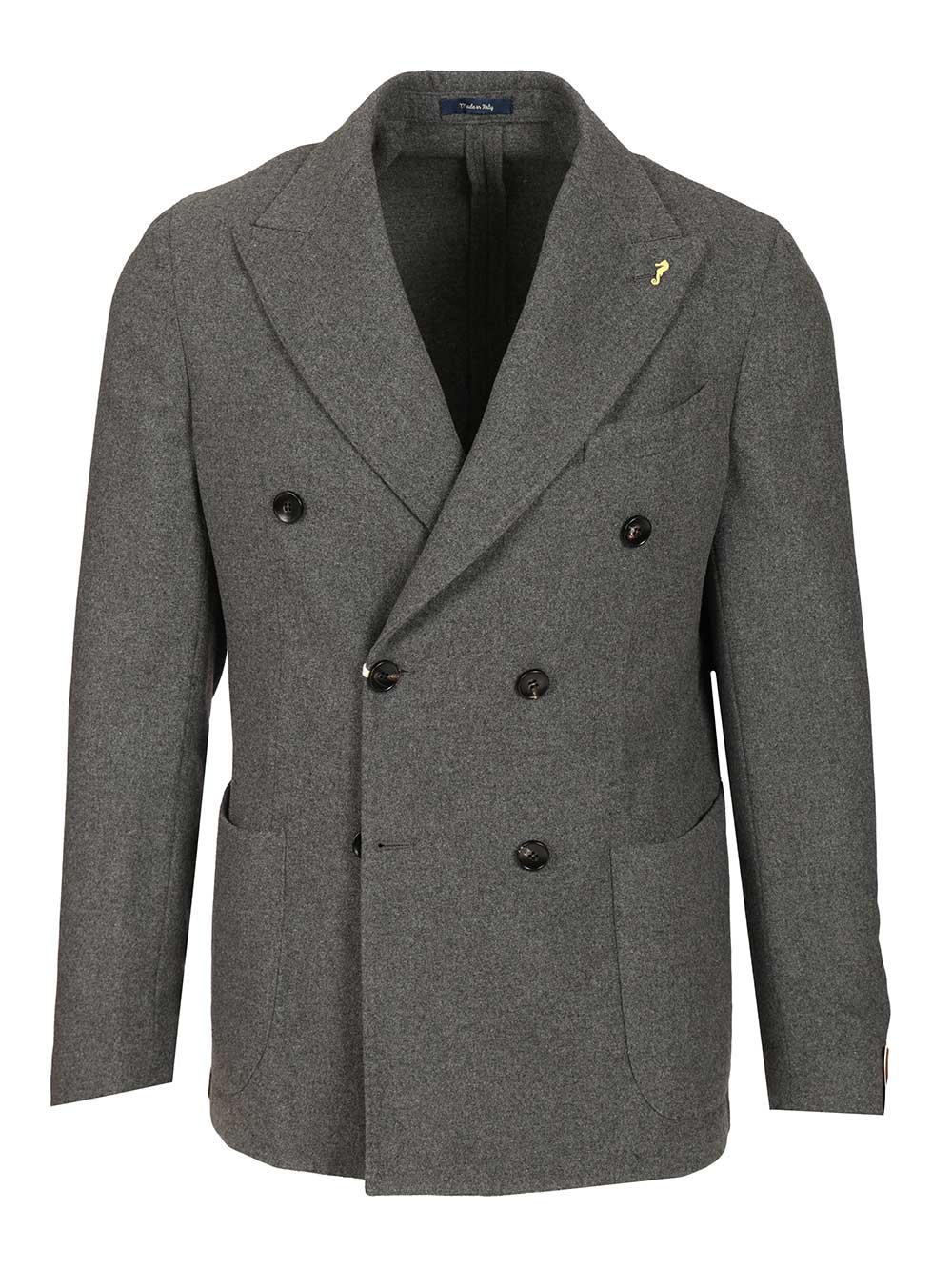 Guarinucci Unlined Double-Breasted Blazer Jackets - Grey | 6530ebb8e9c48a0e9a5ab0a6accaad7bb20d03f9