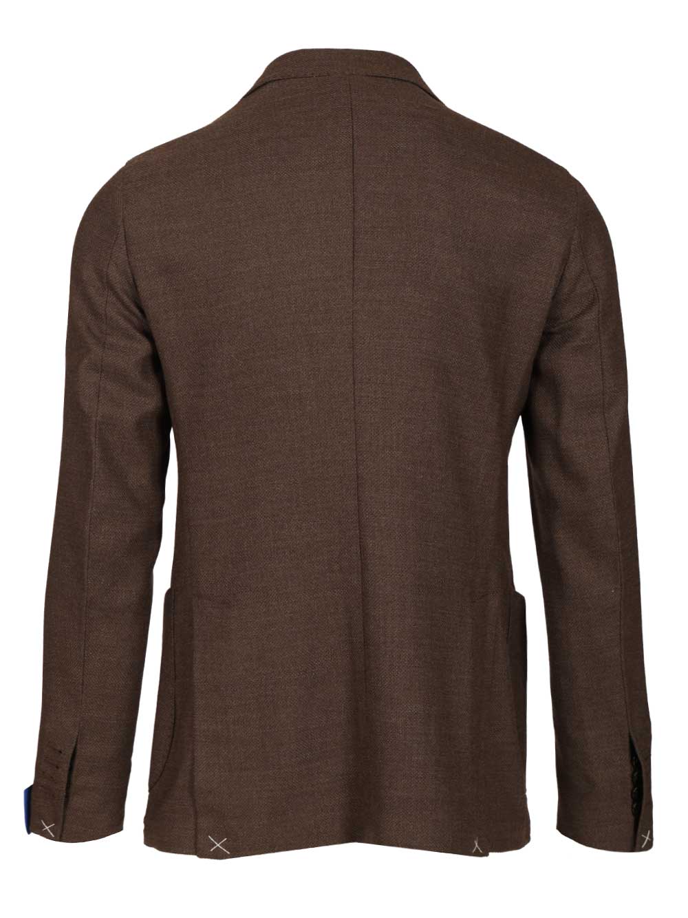 Guarinucci Unlined Double-Breasted Wool Blazer Jackets - Brown | 0a2bdfd4f308fb949a03386162ebd7e235e4e578