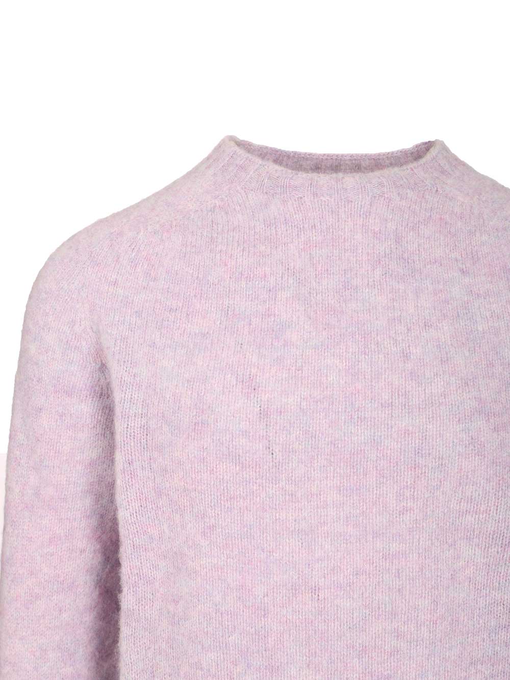 Howlin' Shetland Wool Crew Neck Knitwear - Violet | 002b78b907e2fe3d098460c5db6af2c85cbe54a1