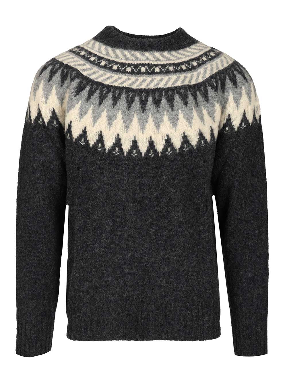 Howlin' Norwegian Sweater Knitwear - Grey | 1f499f3215d93e3b2581561215571e2dc59633b3