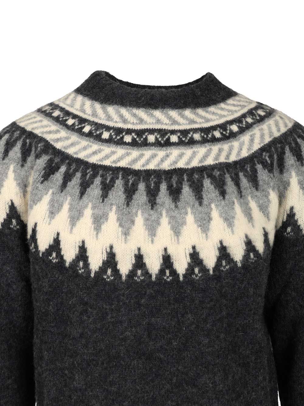 Howlin' Norwegian Sweater Knitwear - Grey | 771435489fdf5be161daa18d905f270b3048d007