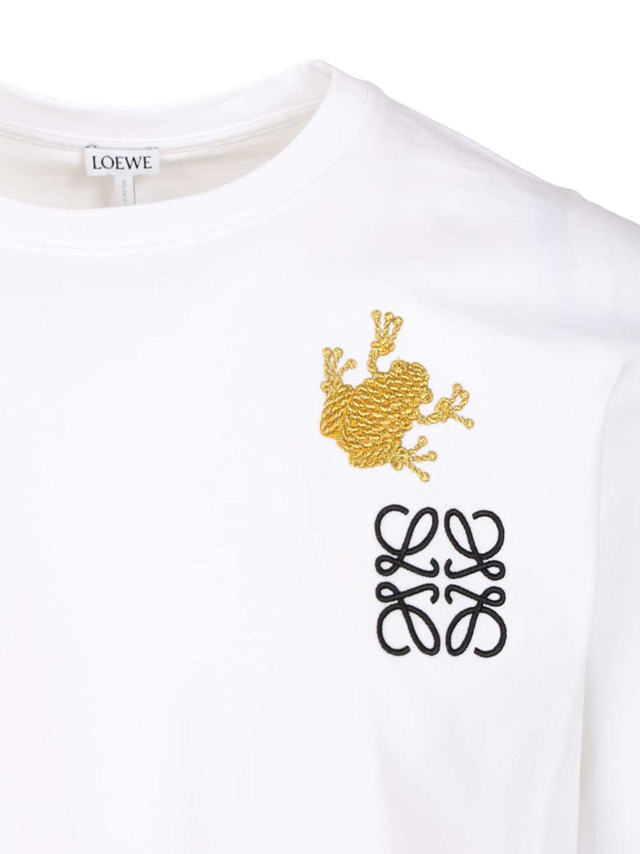 Loewe Cotton T-Shirt - White | e474b0e09966e8bd20cb72b8105fdf3a0f761d10