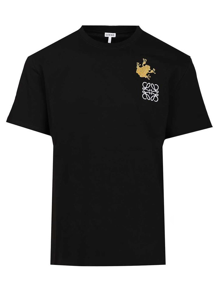 Loewe Cotton T-Shirt - Black | 91b1abdf2ab13f5684e86997cfd6ca5b9c5f37db