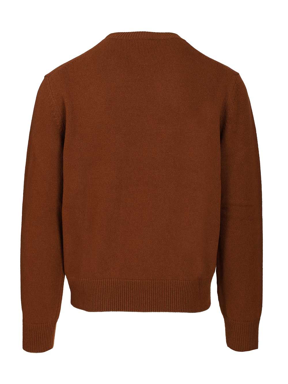 Loewe Wool Sweater Knitwear - Brown | 91f093bf98b7c551695930711e442ae0489c09b8
