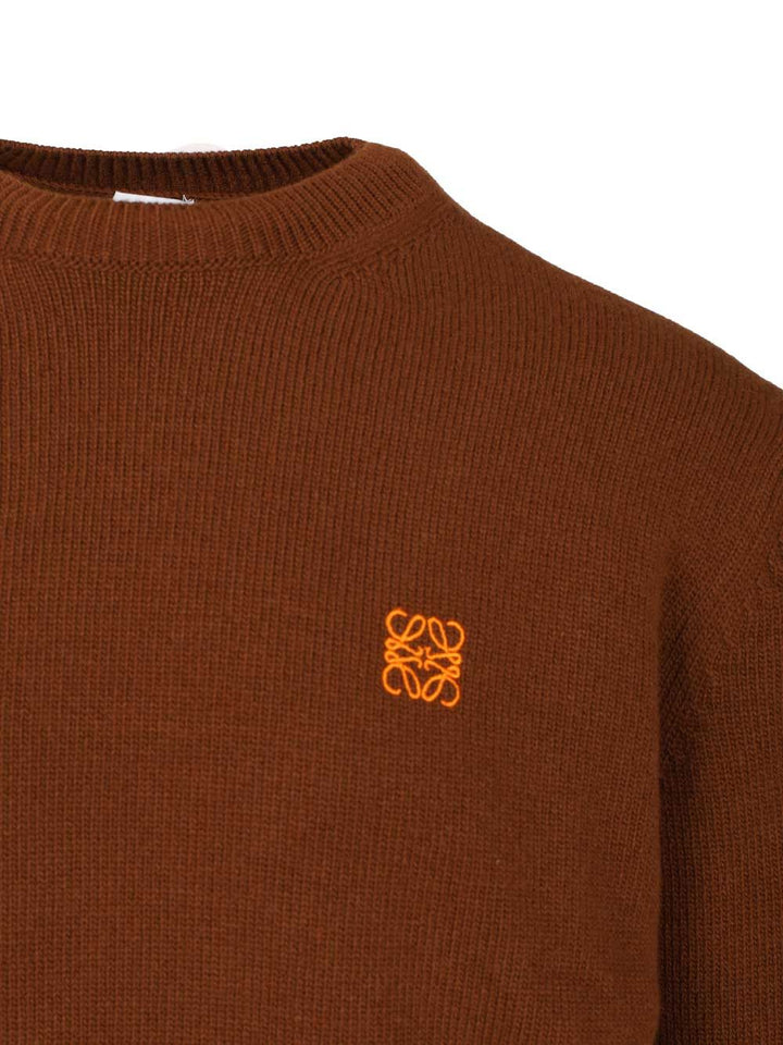 Loewe Wool Sweater Knitwear - Brown | 2d8371d19373975d2060cece53f9cf76cb1bcd0a