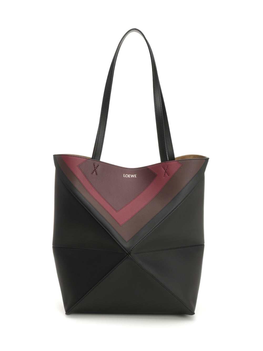 Loewe Puzzle Fold Shoulder Bags - Black | 295f2195106cf06f52706234ac6197156ff15b91
