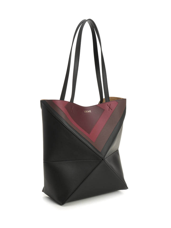 Loewe Puzzle Fold Shoulder Bags - Black | 57117e9841cf8ccd397bb412b95c8899c0ca1d9c