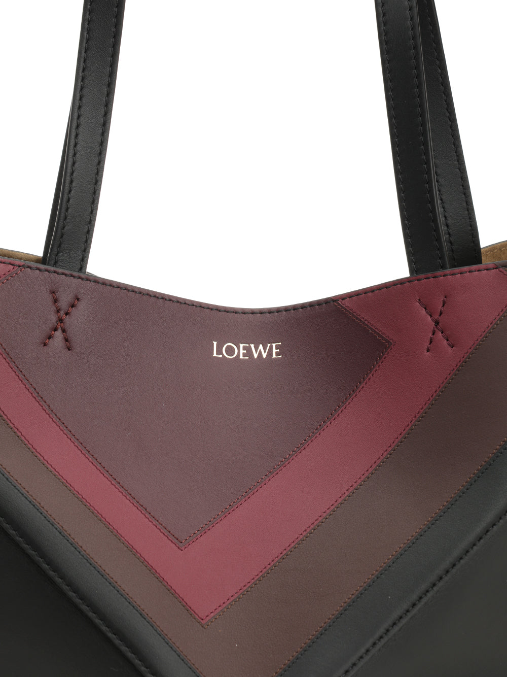 Loewe Puzzle Fold Shoulder Bags - Black | b5bb67c8b960f298af847276fd7a2a4c63a492c1