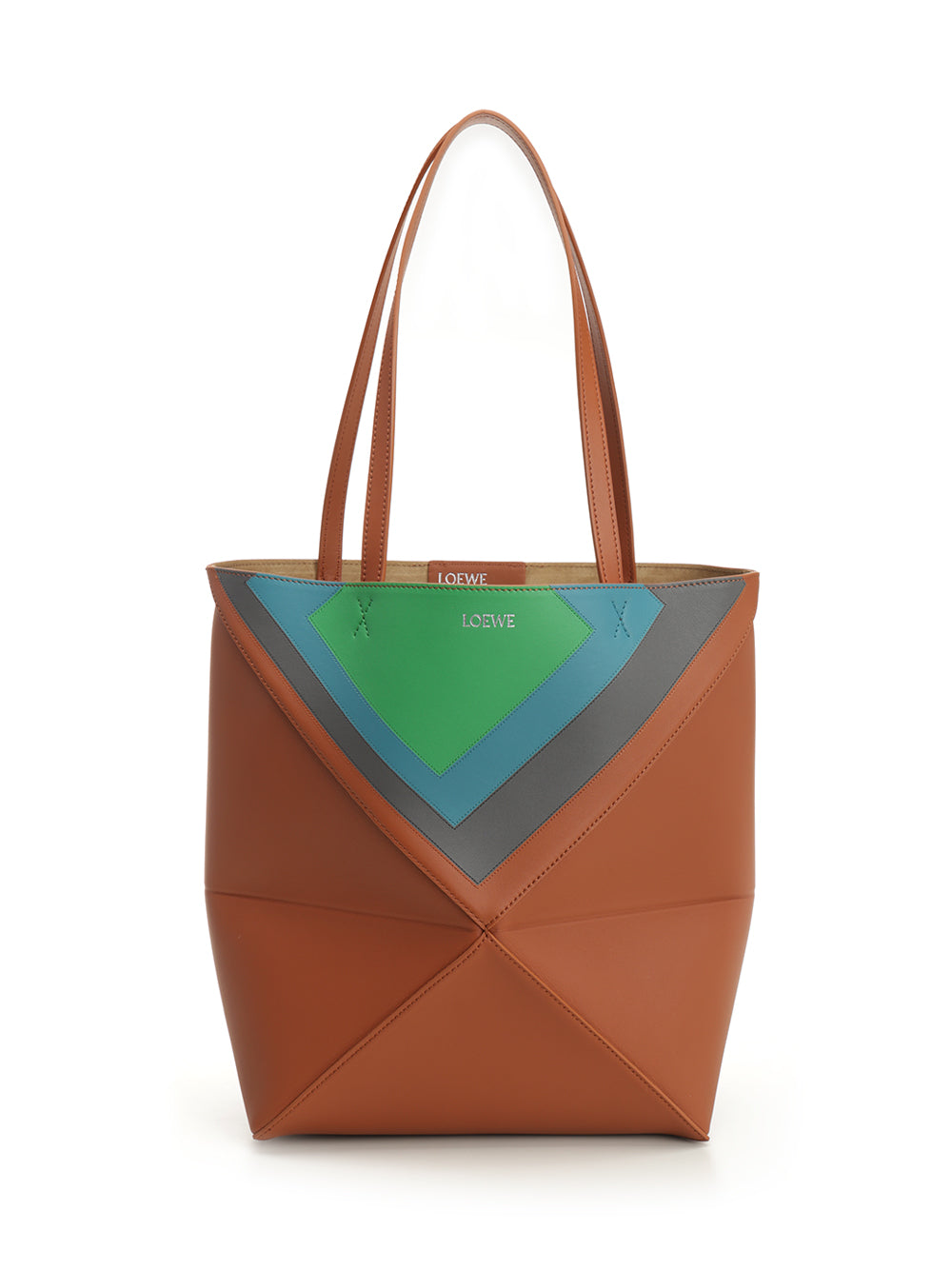 Loewe Puzzle Fold Shoulder Bags - Brown | 9eeb97a7611cb3dd0b243ddad48b206fcfc046f7