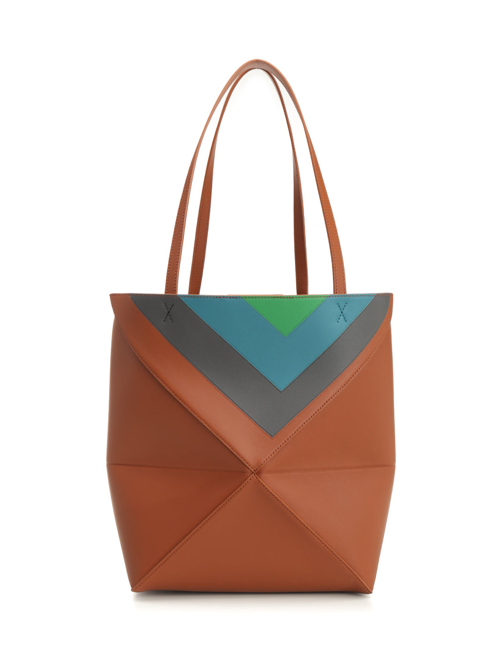 Loewe Puzzle Fold Shoulder Bags - Brown | 04c29297dd3245c5d1c7e9291566c3c2d06c2eff