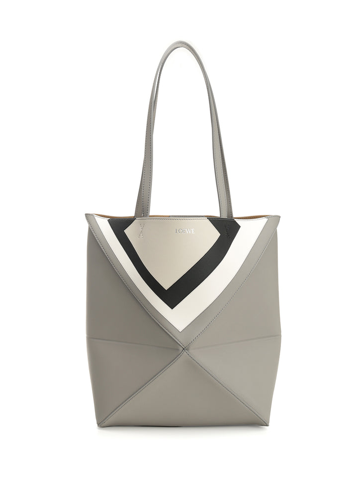 Loewe Puzzle Fold Shoulder Bags - Grey | 738c29c50ef209ea251aeadc1d2be7e8855474d7