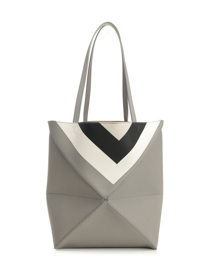 Loewe Puzzle Fold Shoulder Bags - Grey | 622ca0a30ef2ebb6398cfa12252707b1514fbd0f