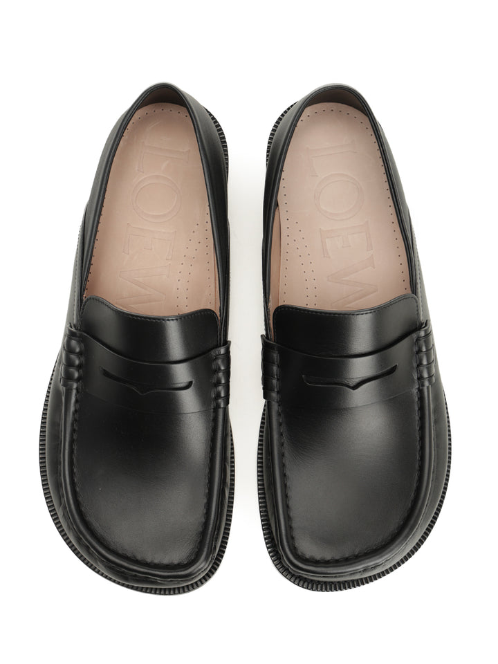 Loewe Campo Flap Scarpe basse - Black | 61d923f8bf941be35a780b57ff1977b02336eecb