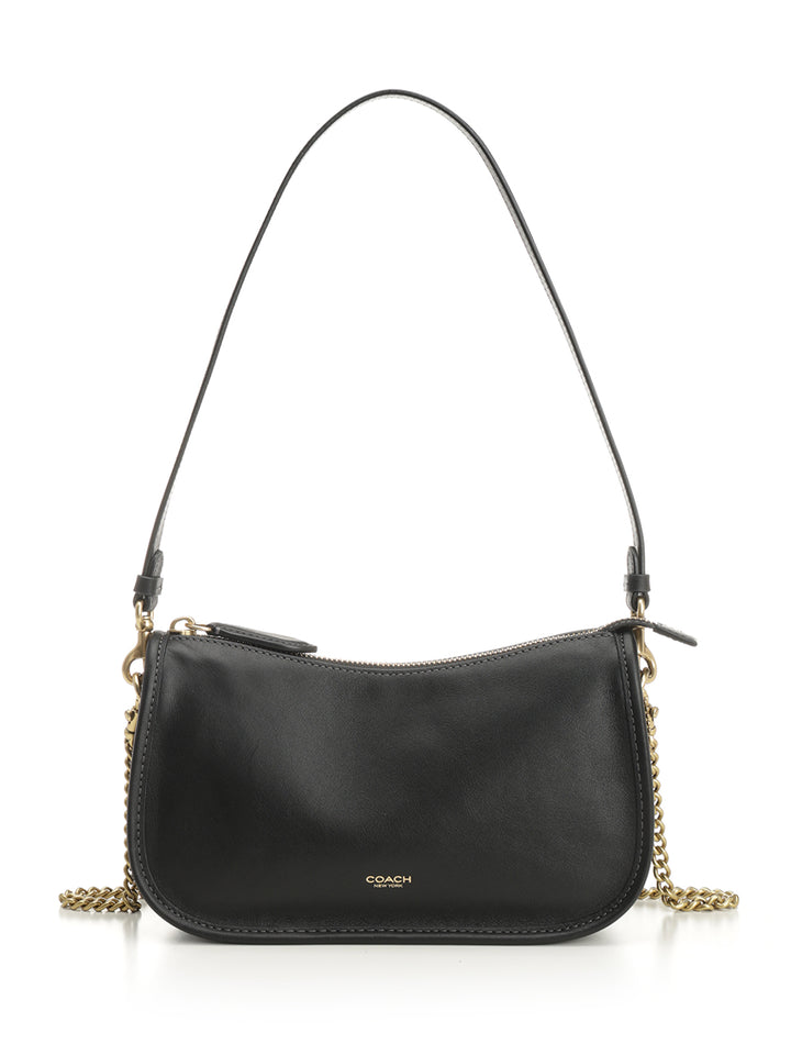 Coach Waverly Bag Shoulder Bags - Black | f48031392b13f565093439057f957fe44f3f8917