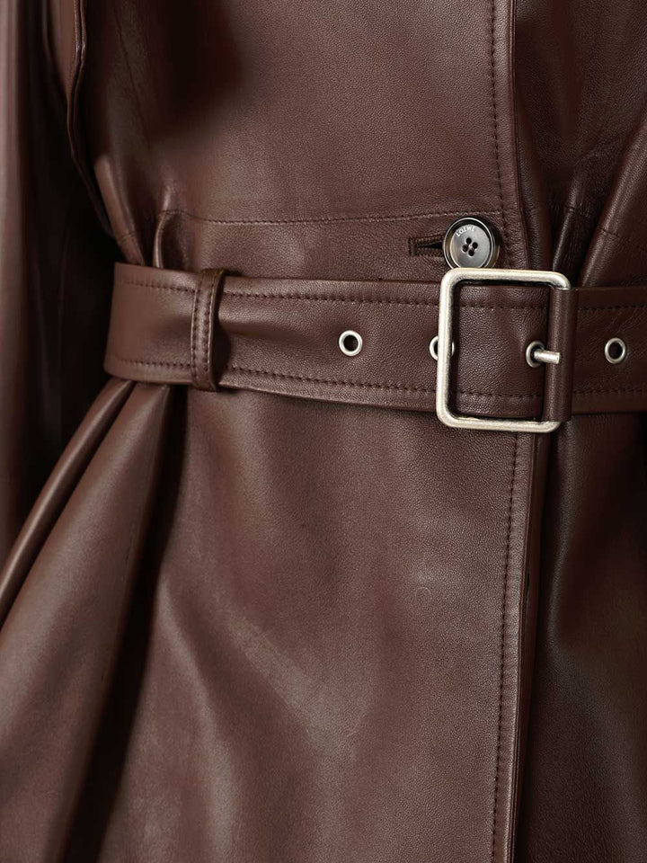 Loewe Lambskin Nappa Jacket Jackets - Brown | cec5fa964eb4cd27aa729119d216ace81f9513ea