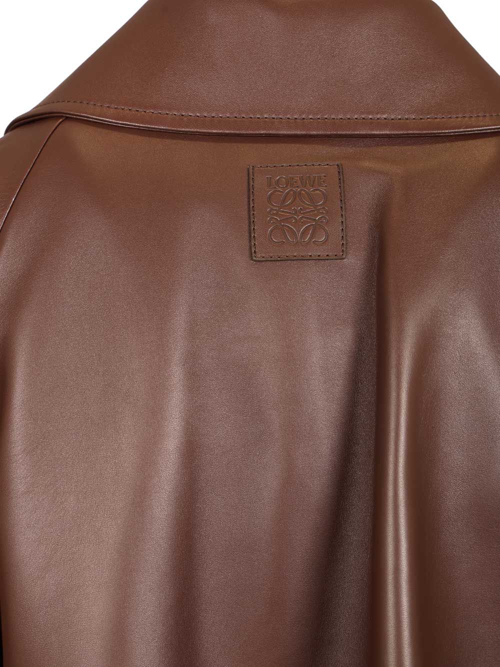 Loewe Lambskin Nappa Jacket Jackets - Brown | 43da14f6ad2aabe4a8b77a1b6549918508fba2ee